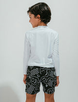 BOYS' BOHO NOIR SWIM TRUNKS