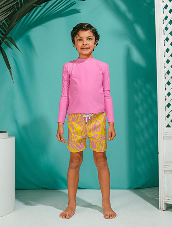 BOYS' COASTAL CHARM SWIM TRUNK