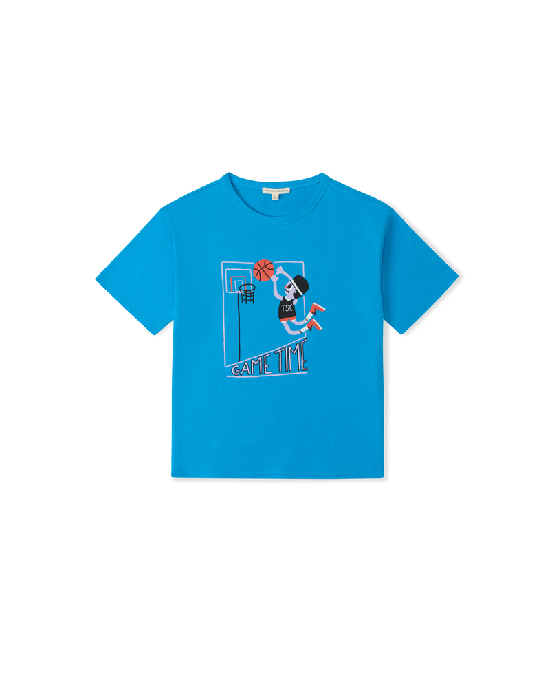 Organic Weekend Tee in Bodega Blue